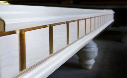 Бильярдный стол - Рыцарь 9 Футов, Американский пул, Super Stone 40 мм, фото 5