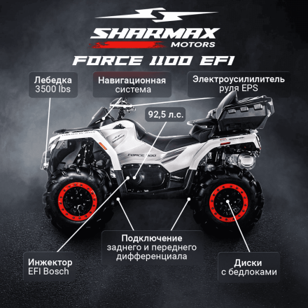 Квадроцикл SHARMAX Force 1100 LTD, фото 22