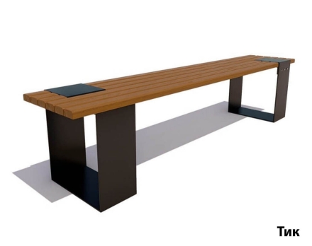 Парковая скамейка Цюрих, Сосна 1,2 м, фото 3
