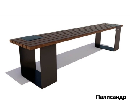 Парковая скамейка Цюрих, Сосна 1,2 м, фото 4