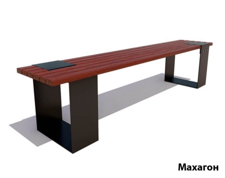 Парковая скамейка Цюрих, Сосна 1,2 м, фото 5