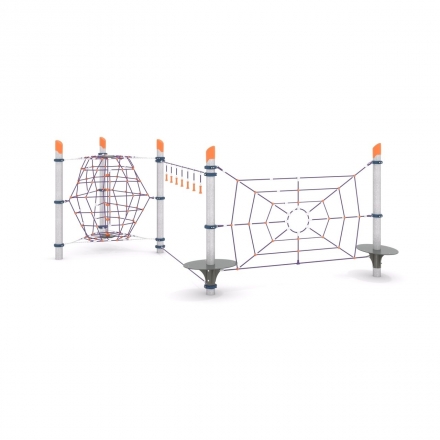 Канатная конструкция для лазания-03.03, фото 1