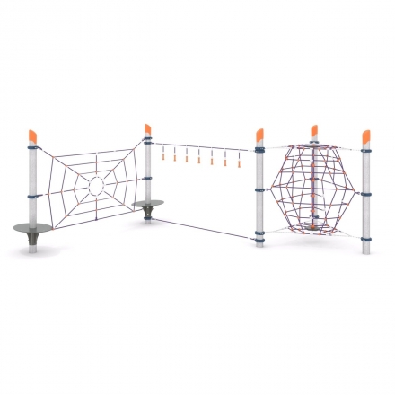 Канатная конструкция для лазания-03.03, фото 2