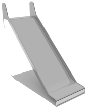 Горка из нержавеющей стали ГГН-1000.1500.004 для детской площадки Горка из нержавеющей стали ГГН-1000.1500.004 для детской площадки