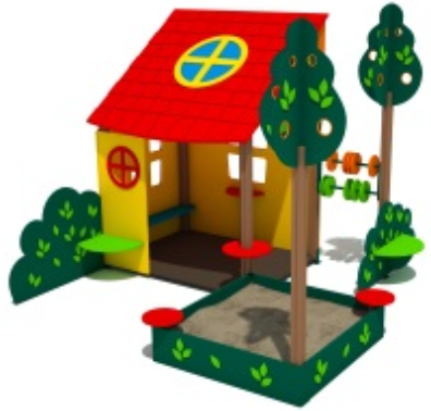 Песочный дворик Веранда для детской площадки, фото 1