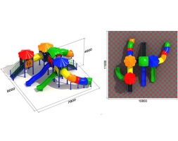 Детская площадка Дельфин 3.3, фото 2 Детская площадка Дельфин 3.3, фото 2