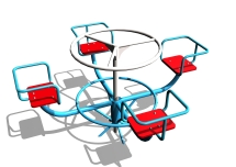 Карусель 4-х местная "малыш" КР001.02