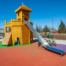 Игровой комплекс Эко VST 0017 для детской площадки Игровой комплекс Эко VST 0017 для детской площадки