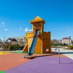 Игровой комплекс Эко VST 0017 для детской площадки, фото 4