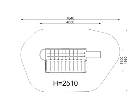Спортивный комплекс 09010.21 для детской спортивной площадки, фото 3