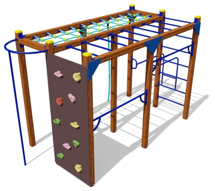 Спортивный комплекс 09010.21 для детской спортивной площадки, фото 1