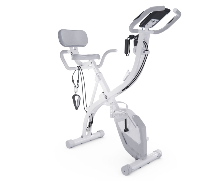 Велотренажер X-Bike DFC DavCreator Max, бело-серый, фото 3