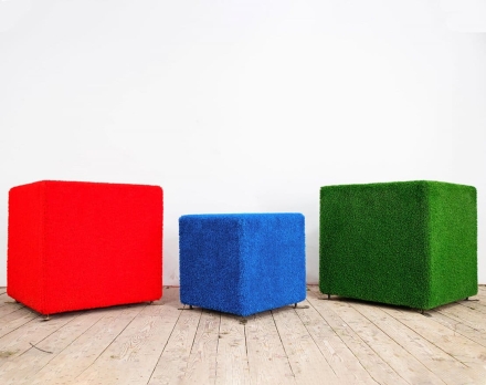 Топиари композиция Кубы - газон Eco, фото 1