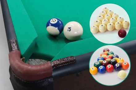 Бильярдный стол - Кадет Комби 7 Футов, Комбинированный: Русская пирамида/Американский пул, ДСП 16 ММ, фото 4