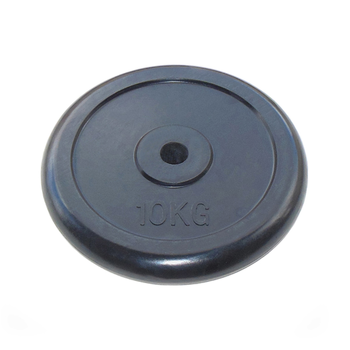 Диск JOHNS d26/d51 мм черный обрезиненный, 10кг, фото 1