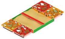 Песочница с крышкой большая (Рыбы) - ИО 5.01.14-01