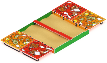 Песочница с крышкой большая (Рыбы) - ИО 5.01.14-01