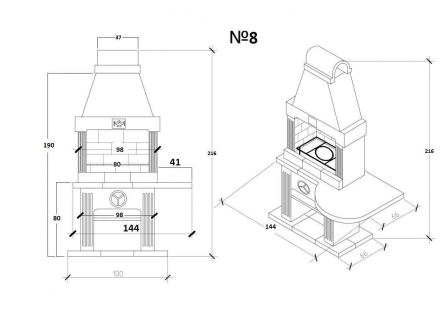 Летняя кухня ПАМФИЛА с барбекю, фото 4