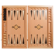 Нарды Сенеж &quot;Казбек&quot; мини (Россия, дерево, 36х22х5 см)