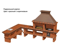 Печь Аристократ 7304 Прямоугольный кирпич коричневый 