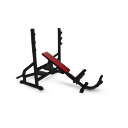 Скамья-стойка Barbell МВ 2.08 для жима под углом вверх чёрный
