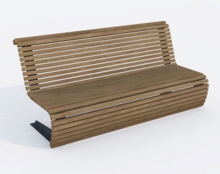 Скамейка TORUDA 4 - 1,5 м, фото 2