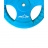 Диск обрезиненный BB-201 20 кг, d=26 мм, синий