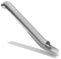 Горка из нержавеющей стали ГГТН-765.3500.006 для детской площадки Горка из нержавеющей стали ГГТН-765.3500.006 для детской площадки