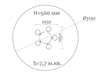Стол детский 02005.21 для игровой площадки Стол детский 02005.21 для игровой площадки