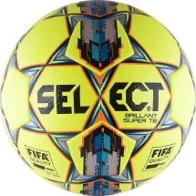 Мяч футбольный профессиональный "SELECT Brillant Super FIFA TB YELLOW", размер 5,топ. мяч Select, диз.2016 Мяч футбольный профессиональный "SELECT Brillant Super FIFA TB YELLOW", размер 5,топ. мяч Select, диз.2016
