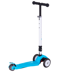 Самокат 3-колесный Smart 3D, 120/80 мм, синий, фото 2