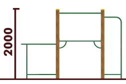 Рукоход 09003 для детской спортивной площадки, фото 2