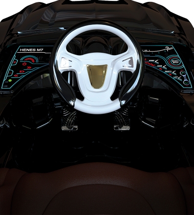 Детский электромобиль с резиновыми колесами HENES PHANTOM HP, фото 5