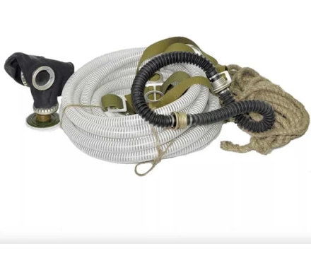 Противогаз шланговый РИМ ПШ-20С шланг ПВХ с маской ШМП 5365, фото 1