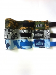 Бинт боксерский Camouflage 3м синий (хлопок)