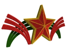 Топиари стела Звезда салют - газон Eco Топиари стела Звезда салют - газон Eco