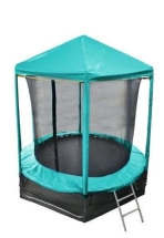 Батут OPTIFIT Like Green 6ft 1,83 м с зеленой крышей