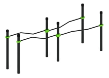 Воркаут ЛОВ 89 зеленый ВТ 101.17-02