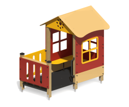 Домик-беседка Терем 3 ПС-19.1 для детской площадки, фото 1 Домик-беседка Терем 3 ПС-19.1 для детской площадки, фото 1