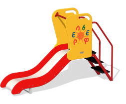 Детская горка Тея ГР-16 H=650 для игровой площадки, фото 1 Детская горка Тея ГР-16 H=650 для игровой площадки, фото 1