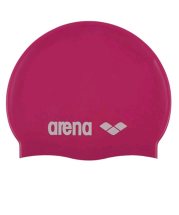 Шапочка для плавания Classic Silicone Cap fuchsia/white, силикон, 91662 91