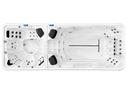 Двухзонный композитный спа-бассейн c противотоком Jazzi Pool Sunset SKT339A, фото 1