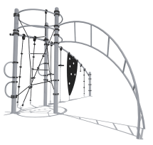 Спортивный комплекс ВСТ 7712 для спортивной площадки Спортивный комплекс ВСТ 7712 для спортивной площадки