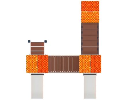 Детская игровая площадка Полянка ДИК 1.16.04-01 Н 750, фото 5