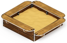 Песочница средняя (Коричневый) - ИО 5.01.15-02