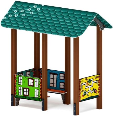 Домик средний 1 (Город) МФ 10.01.05-01, фото 4