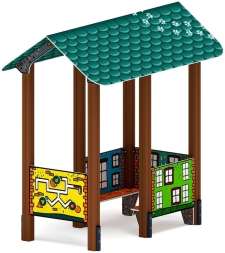 Домик средний 1 (Город) МФ 10.01.05-01, фото 3