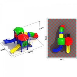 Детская площадка Дружба 2.6, фото 3 Детская площадка Дружба 2.6, фото 3