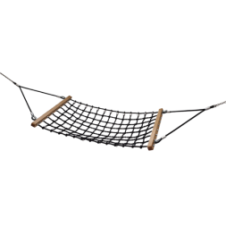 Гамак Hammock из армированного каната 161х100 см со столбами для детской площадки, фото 2