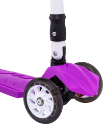 Самокат 3-колесный Smart 3D, 120/80 мм, фиолетовый, фото 6